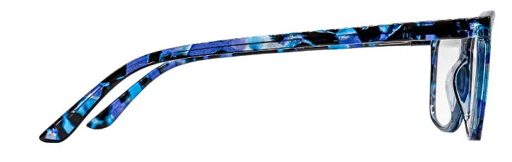 Brýle G031 modro/černé plastové obroučky