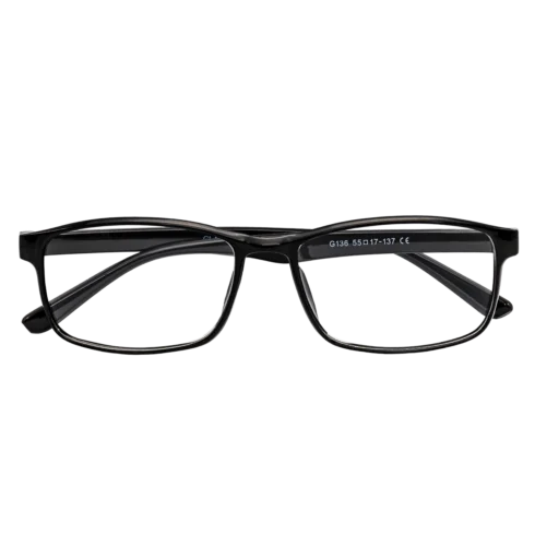 Brýle G136 černé plastové obroučky