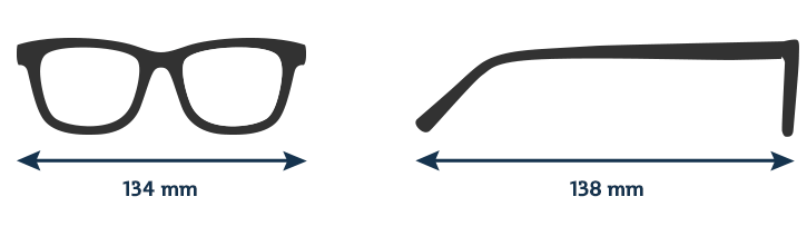 Brýle G133 postranice s&nbsp;hnědý vzorem plastové obroučky